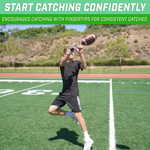 GoSports Perfect Catch Football Receiver Trainers for Teaching Fundamentals and Proper Catching Technique