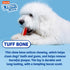 Hartz Chew 'n Clean Tuff Bone Tough Dog Chew Toy, Large, 3 Pack