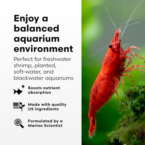 125 ml Brightwell Aquatics Shrimp BlackWaterClear Copper-Free Humic Fulvic Acid Enhances Freshwater Chemistry Boosts