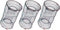 GLEAVI Foldable Fishing Net 3pcs Set, Nylon Mesh Crab Bait Cage Trap