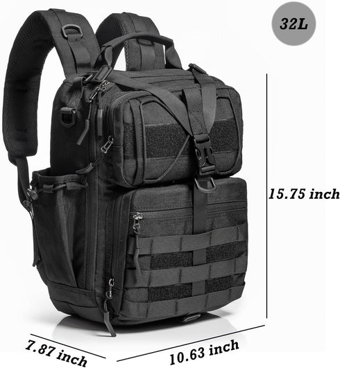 Backpack Daypack Pack NICGID Tactical Military Molle Army Assault Bug Out Bag Travel Fishing Hiking Trekking Rucksack