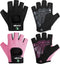 Geyoga 2 Pairs Workout Gloves Adjustable Weight Lifting Gym Exercise Training Breathable Workout