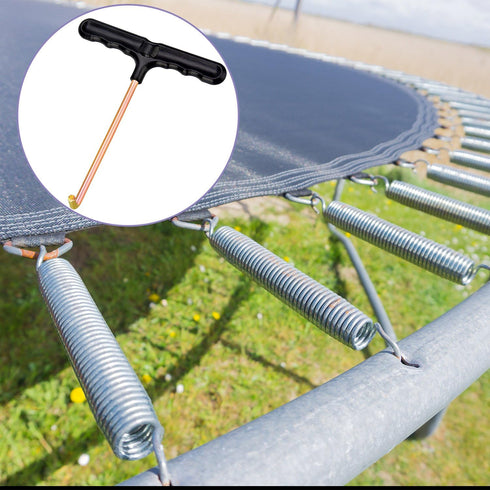 TecUnite 2 Pack Trampoline Spring Pull Tool, Adjustment T-Hook Spring Pull Kit