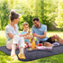 REDCAMP Large Warm Blanket with Sherpa Lining, Windproof for Camping, Machine Washable 79"x79"
