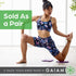 Gaiam Yoga Knee Pads (Set of 2) - Cushions for Knees and Elbows for Fitness, Travel, Meditation, Pilates, Purple
