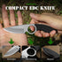 Omesio Small Fixed Blade Knife, Tactical Camping Survival Knife with Kydex Sheath, 2.68-Inch Drop Point Blade