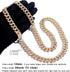 Cuban Link Dog Collar in Gold Silver Color, Metal Dog Chain Collar for Dogs Cats Jewelry 8/10/14/16/18/20/24/28 Inch