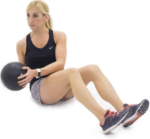 ProsourceFit Slam Medicine Balls, 5 to 50lbs, Smooth and Tread Textured Grip for Strength and Conditioning