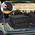 Golf Car Storage Organizer with 2 Layer Trunk, Ventilated Compartment for 2 Pairs Shoes, Balls, Clothes, Accessories