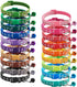 Puppy Collars with Bell, Adjustable Litter Collars for Newborn Pets, Set of 19