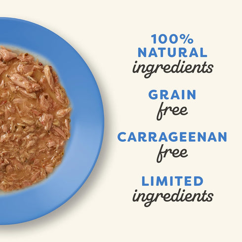 Applaws Natural Wet Cat Food, 8 Count, Limited Ingredient Fish Selection in Gravy, 2.12oz Pots