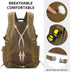 HUNTVP Military Tactical Backpack, Large Army 3 Day Assault Pack Molle Rucksack 40L for Hunting
