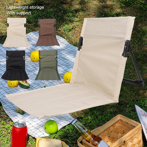 Sonew Lightweight Portable Camping Folding Chair with Backrest Ideal for Outdoor Activities, Beach Trips, and Fishing