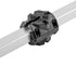 YakAttack MightyMount Duo Rail Adapter, Black, Compatible with Hobie H-Rail, Kayak Fishing Accessories