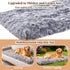 Hahafelt 54"x24.8"x3.9", Backseat Pet Bed Mat, Washable Dog Bed for Car, Soft Nonslip Travel Dog Car Seat Cover, Fits