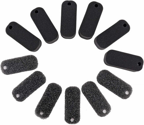 hygger 12 Pack Replacement Aquarium Filter Sponge - 6 Coarse & 6 Fine Pads for HG979 Turtle Filter