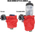Shock-Absorbing Bike Cup Holder (Red Hot Diamond) | Fits All Handlebars | Adjustable to Any Size Drink | Made