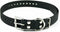 Educator Biothane Dog Collar, Black, 1-Inch, Adjustable, Waterproof, Odorproof, Metal Buckle, D Ring for Dogs