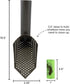 Cold Life Super Scoop Sifter for Terrarium Bedding, Small Pet Cage Cleaner Shovel with 10 ct Poop Bags