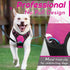 Eagloo Small Dog Harness, No Pull Service Vest with Reflective Strips and Control Handle, Adjustable and Comfortable,