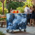 80 Waterproof Qt Rolling Cooler Cart Cover with Adjustable Drawstring Durable Easy to Install Ice Chest Covers