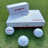 Trust Golf Ball Bison V/X Power, Designed for Professionals, Maximum Distance, Soft Feel, Urethane Cover (White-12/48