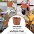 Kids Hand-Woven Multi-Color Bicycle Basket, Front Bike Basket for Boys and Girls