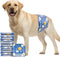 MICOOYO Male Dog Diapers, Disposable Male Dog Wraps with Wetness Indicator, Super
