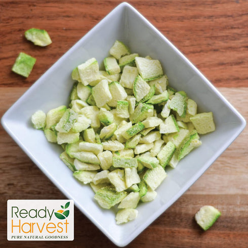 #10 25-Year Ready Harvest Freeze Dried Food - Zucchini | Emergency Vegetables | Canned Alternative | Can | Shelf Life |