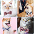 Segarty 6 PCS Dog Bow Tie, Holiday Grooming Bulk Bows for Pet Puppy Photography, Cute Plaid Patterned Gift