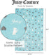Juicy Couture Turquoise Blue Dog Blanket – Plush Puppy Blanket Throw, Printed, Breathable, Lightweight, Machine Washable, Cat Blanket for Small Medium & Large Pets by Juicy Couture