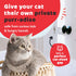 Steel Cat Door Strap and Latch, Sturdy Door Holder for Dogs and Kids, White Powder Coated Cat Door Latch