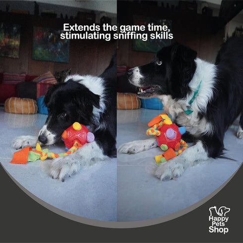 Snuffle Rope - Dog Balls - Interactive Dog Ball - Snuffle Ball for Dogs - Dog Ball - Dog Balls - Dog Puzzles for Smart Dogs - Dog Balls for Large Dogs - Dog Toys - Interactive Dog Toys