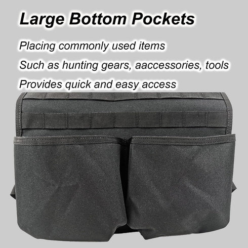 Automotive Gun Racks Vehicle Seat Back Holder for Hunting Accessories, Rifle Gun Storage Organizer, Deer/Duck Hunting