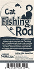 Fairly Odd Novelties Cat Fishing Pole Toy, Funny Interactive Fish Toy for Cats, Kittens, and Small Pets, Multi-Colored