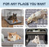 Dog Crate Mat, Ultra Soft Washable Dog Bed Mat with Anti-Slip Bottom, Cute Prints, 59" X 35"