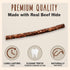 Cadet Premium Grade Munchy Beef Hide Sticks, Beef Flavor, 5 Inch, 100 Pack