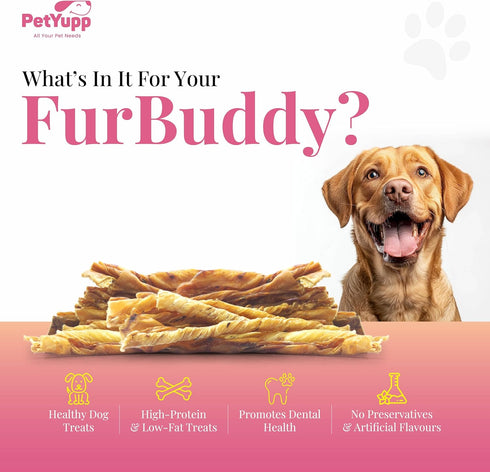 Pack 14oz Beef Bladder Sticks for Dogs - of | All Natural & Single Ingredient Water Buffalo Dog Treats for Puppies