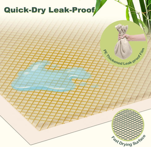 MIZOK XXXL Dog Training Pads, 36x36in Odor Eliminating, 11 Cups Super Absorbent Leak-Proof Disposable Pads (30 Counts)