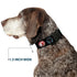 Buckle-Down Dog Collar Plastic Clip Buckle, 9-Avenger Icons Black/Multi Color, 1" x 15-26 Inches