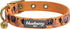 Blueberry Pet Sports Fan Basketball Canvas Adjustable Dog Collar - Passion Orange, Neck 13-16.5", for Medium Breed
