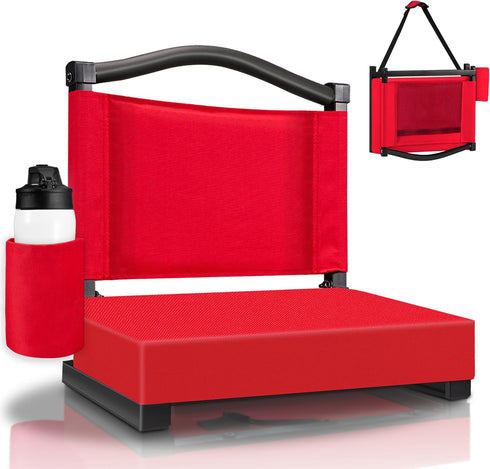 HABUTWAY Stadium Seats with Back Support and Thick Cushion Bleacher Seats with