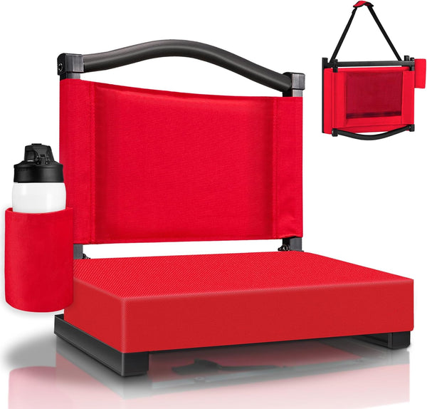 HABUTWAY Stadium Seats with Back Support and Thick Cushion Bleacher Seats with