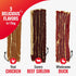 Good N Tasty Pack, 12 oz, GoodnTasty Protein Strips Variety High-Protein Dog Treat with Real Chicken Or Duck and Savory