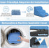 16" H-20 H,3-Step Chair,4-Step (Blue-16H, 3) Zerbuger Dog Ramp and Stair for Bed Cat Stair for Sofa and Dog Ramp
