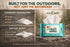 8 8 Inch Backpacking 24 Count Camping Wet Wipes x Full Body Wipes Biodegradable Unscented Outdoor Travel Wipes