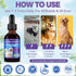 2PCS Immune 120 ml/4 Oz Dog Antibiotics Support - Natural Antibiotics Care for Dogs Herbal Supplement for Cough Allergy