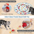 2PCS (28 Inch) Interactive Cat Toys, Hide and Seek Cat Enrichment Toys for Indoor Cats, Automatic Cat Toy Fast Rolling