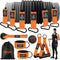 WALITO Resistance Bands Set, Exercise Bands with Handles, Door Anchor, and Ankle Straps for Home Workouts