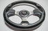 Huskey 12.5 Inch Racing Style Golf Cart Steering Wheel, Carbon Fiber, Compatible with Club Car/EZGO/Yamaha, Classic SS